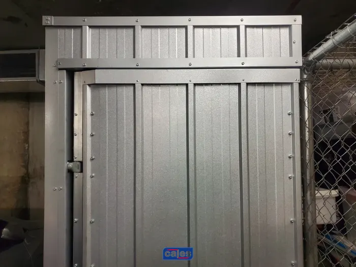 Full Galvanised Relining of Storage Cage example 1