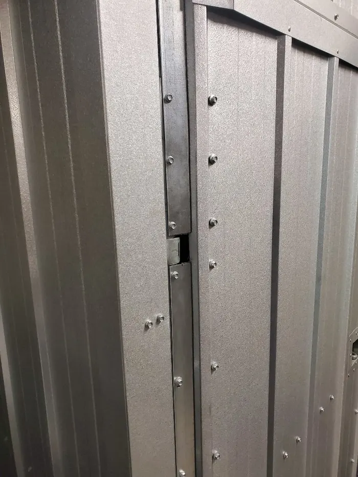 Full Galvanised Relining of Storage Cage example 2